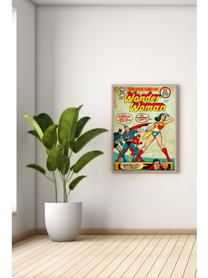 Bs Baskı A3 Wonder Woman Baskılı Poster