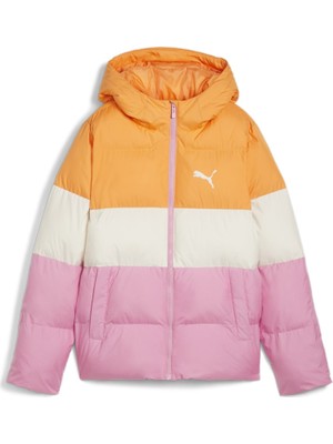 Puma Poly Hooded Puffer Mont Pembe 62650248 Çocuk