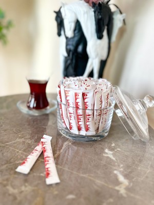 Alazpack Stick Şeker Beyaz Istanbul Silüet Baskılı 3 gr 1000 Adet