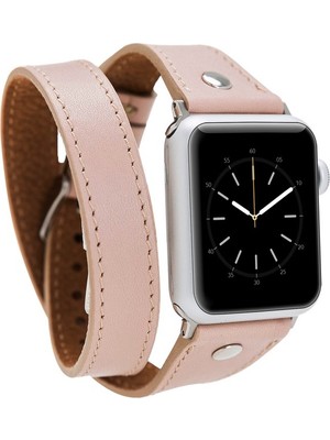Bouletta Apple Watch Uyumlu Deri Kordon 38-40-41MM Slim Dtst Nu1