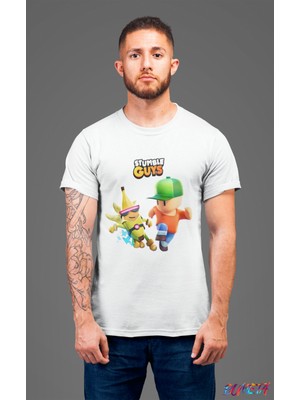Bumeta Stumble Guys Banana Mr. Stumble Karakter  Tişört T-Shirt