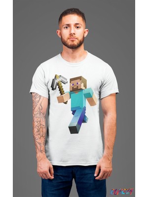Bumeta Minecraft Steve Karakter Oyun Game  Tişört T-Shirt