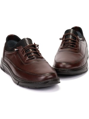 Ern Shoes Içi Dışı   Deri Siyah Tam  Erkek Ayakkabı 45-46-47 Numara