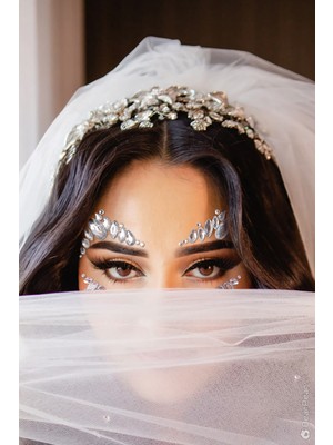 Bear & Pear Bridal Kendinden Yapışkanlı Işıltılı Yüz Taşı Face Gems Festival Kına Düğün