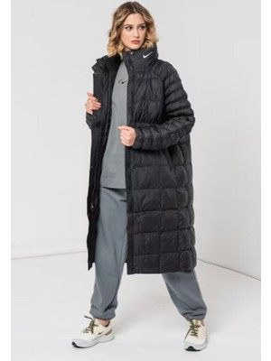 Nike Kadın Therma-Fıt Günlük Mont Sportswear Swoosh Puffer Primaloft® FB7670-010