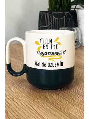 Hedizu Kişiye Özel Yılın En Iyi Fizyoterapisti Pro Kupa Bardak Siyah Tıp Bayramı Hediyesi