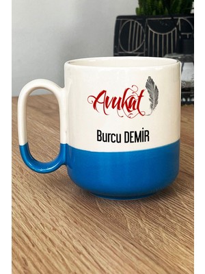 Hedizu Kişiye Özel Avukat Pro Kupa Bardak Mavi Avukatlar Günü Hediyesi