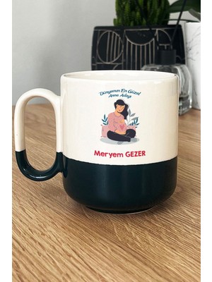 Hedizu Kişiye Özel Hamile Anne Adayı Pro Kupa Bardak Siyah Anneler Günü Hediyesi