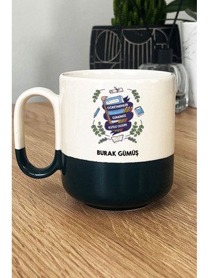 Hedizu Kişiye Özel Öğretmene Hediye Pro Kupa Bardak Siyah Öğretmenler Günü Hediyesi