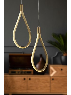 Woodhub Trend 2.li Üç Renk Ledli Eskitme Avize