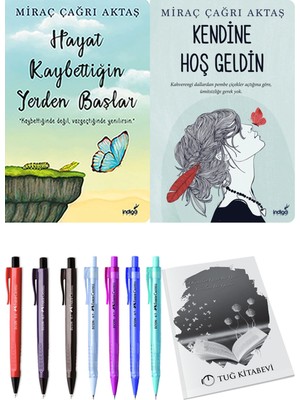 Hayat Kaybettiğin Yerden Başlar Miraç Çağrı Aktaş ve Kendine Hoş Geldin Miraç Çağrı Aktaş 2li Set