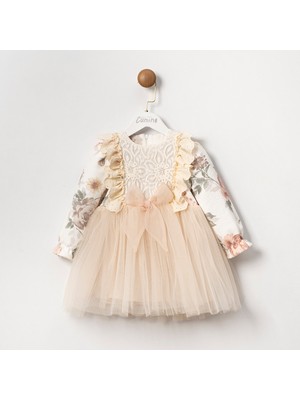 Cumino Cindy Tütülü Kız Çocuk Elbise