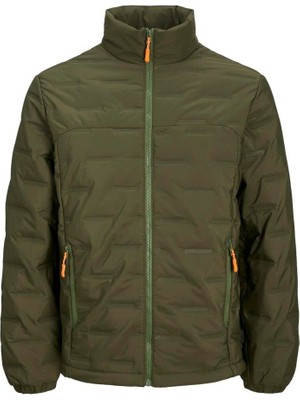 Jcosonıc Stand Collar Jacket Forest