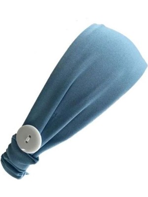 Yetişkin Yüz Maskesi Kulak Rahatlatıcı Saç Bandı Tutucu Maske Düğmeli Bandana, Saç bandı