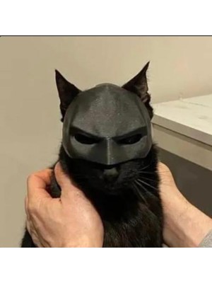 Kedi Maskesi-Batman Kedi Maskesi-Kedi Batman Maskesi-All Tasarım