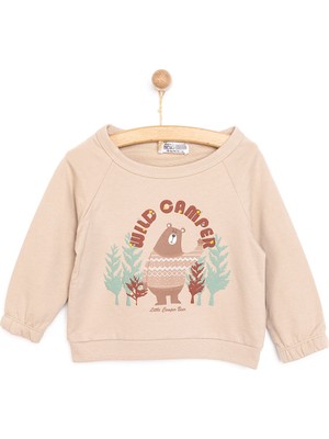 HelloBaby HelloBaby Forest Camp Erkek Sweatshirt Erkek Bebek