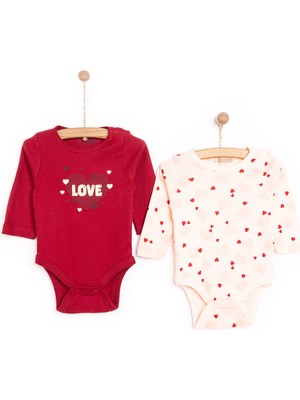HelloBaby  Kız 2li Uzun Kol Body Kız Bebek