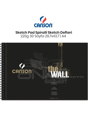 Canson The Wall Albüm 220 gr 30 Yaprak