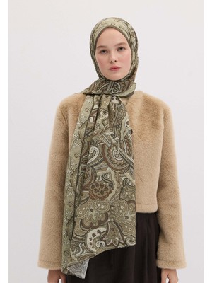 Fresh Sıara Desen Şal Haki