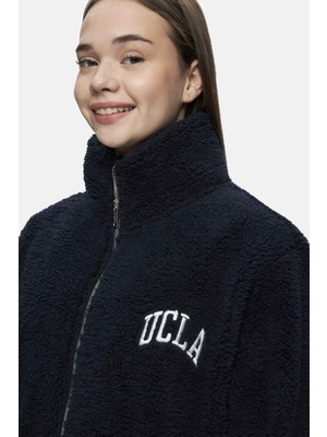 Ucla Yuna Lacivert Polar Standard Fit Kadın Ceket