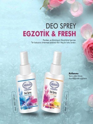 Ersağ Deo Sprey Egzotik & Fresh 2 Li Set