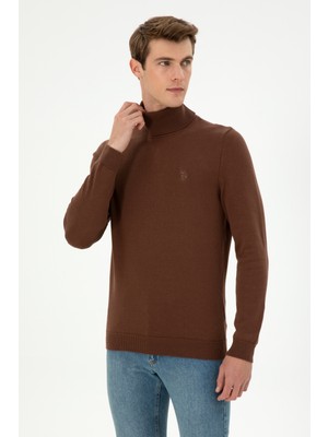 U.S. Polo Assn. Erkek Kahverengi Basic Kazak 50294781-VR158