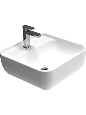 Turavit Prt 0711 Porto Çanak Lavabo Batarya Delikli 40 x 40 cm