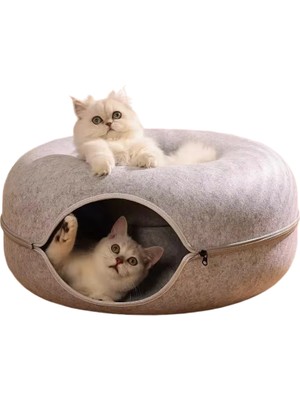 Eren Hobi KEDİ EVİ Büyük Boy Yerli üretim Kalın Keçe 60X28cm