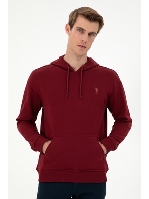 U.s. Polo Assn. Erkek Bordo Sweatshirt 50298271-VR014