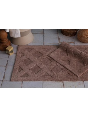 Apricitas Home Apricitas 2 Li Banyo Paspası Dıamond Bej