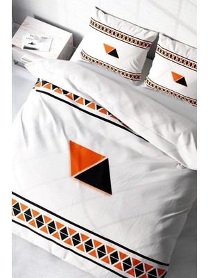 Geo 3D Pamuk Saten Çift Kişilik Nevresim Takımı