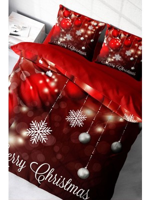 Çift Kişilik Sık Dokuma Pamuk Saten 3D Özel Tasarım Ny Flake Nevresim Takımı