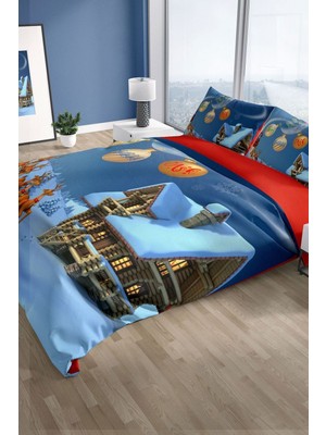 Ny Wish 3D Pamuk Saten Çift Kişilik Nevresim Seti Nevresim Takımı