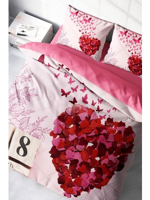 Çift Kişilik Sık Dokuma Pamuk Saten 3D Özel Tasarım Kadınlar Günü Iıı Nevresim Takımı