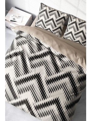 Doğal Pamuk Çift Kişilik 3D Digital Örgü1 Nevresim Takımı