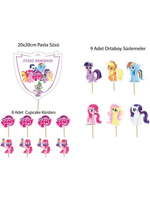 Kozalak Tasarım Pasta Süsü My Little Pony