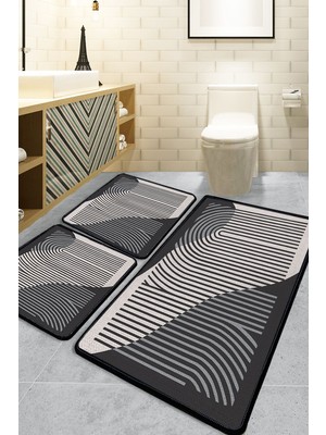 Melyna Gri 60x100 Banyo Paspası Djt