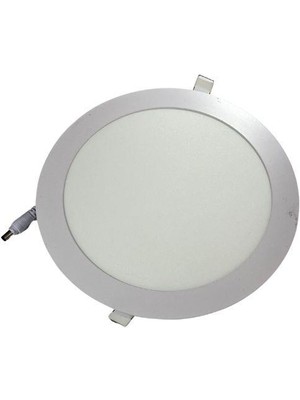 Sıvaaltı Beyaz (Gömme) LED Panel-Spot Lamba Işık GÜCÜ:18W Dış Çap:22 cm Delik Çap:20,5 cm