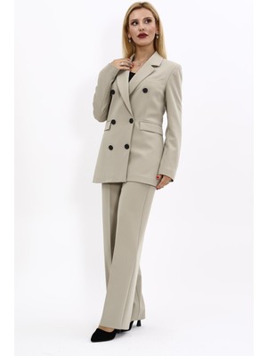 Önder Özsoy Blazer Ceket & Bol Paça Pantolon Takım-Bambu