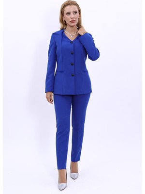 Önder Özsoy Erkek Yaka Yelek Ceket & Dar Paça Pantolon-Saks