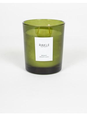 Rakle Basic Bergamot Kokulu Mum Yeşil 350 gr