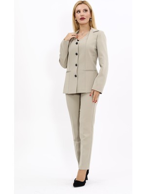 Önder Özsoy Erkek Yaka Yelek Ceket & Dar Paça Pantolon-Bambu