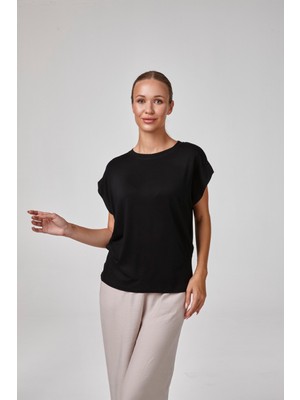 Relactive Kadın Kısa Kollu Bluz T-Shirt