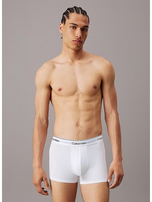 Calvin Klein Beyaz Erkek Boxer 000NB3963A100