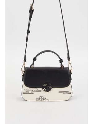 Levidor Lêvi D'or 930248 Siyah Toka Işlemeli Omuz Çantası