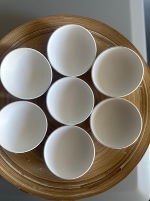 Chemood 10 Adet Dekoratif Oval Mum Kabı