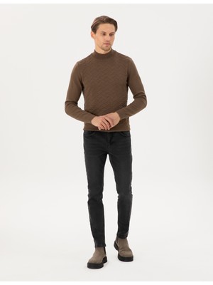 Pierre Cardin Erkek Siyah Slim Fit Jean Pantolon 50295843-VR046