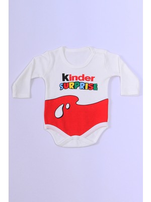 HÇM Bebek Kinder Baskılı Zıbın Uzun Kollu C18