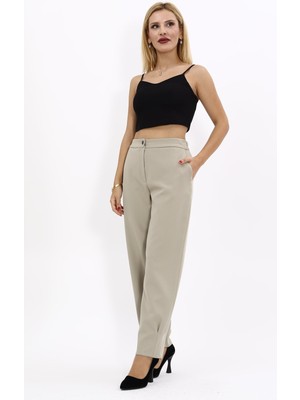 Önder Özsoy Paçası Pileli Pantolon-Bambu