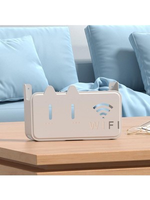 Omilife 25X15X6 cm Duvar Asılabilir Sigorta ve Modem Wifi Saklama Kutusu